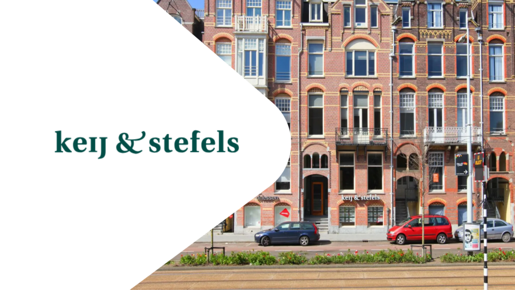 Office location and logo Keij & Stefels
